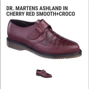 Dr. Martens Cherry Red Monk Shoes
